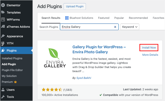 Installing Envira Gallery in WordPress Installing Envira Gallery in WordPress