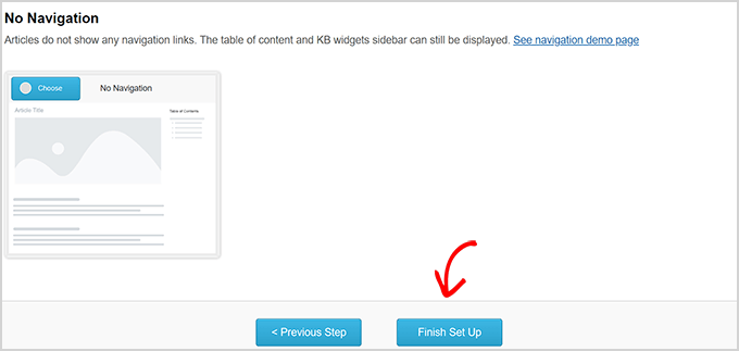 Setup wizard step three Setup wizard step three