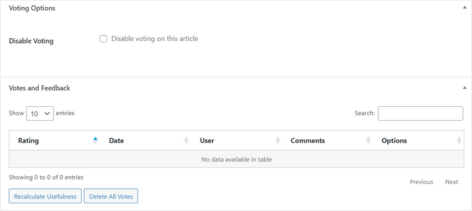 Configure voting options for your knowledge base articles Configure voting options for your knowledge base articles