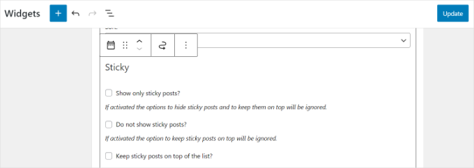 固定投稿を最近の投稿として表示する