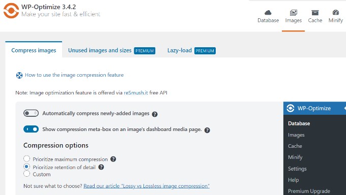 Image compression wp optimize Image compression wp optimize