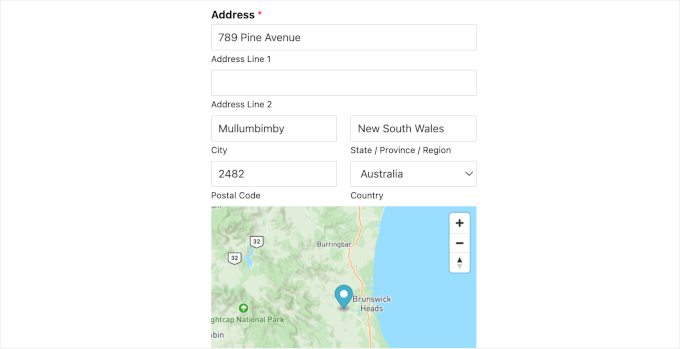 Forms with address autocomplete Forms with address autocomplete