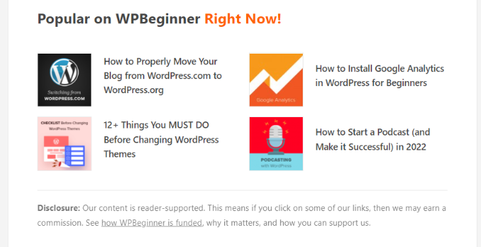 WPBeginner の人気記事プレビュー WPBeginner の人気記事プレビュー