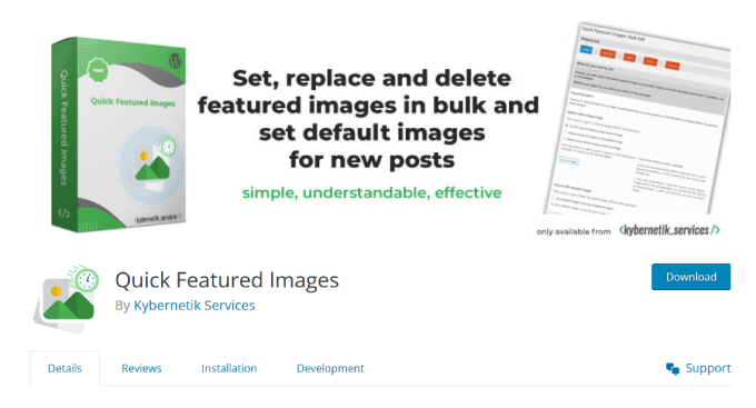 Quick Featured Images