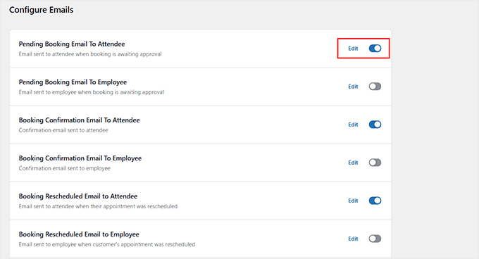 Choose email templates for the restaurant reservation system in Sugar Calendar Bookings Choose email templates for the restaurant reservation system in Sugar Calendar Bookings