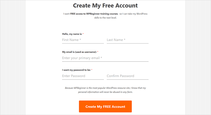 How we use custom login form