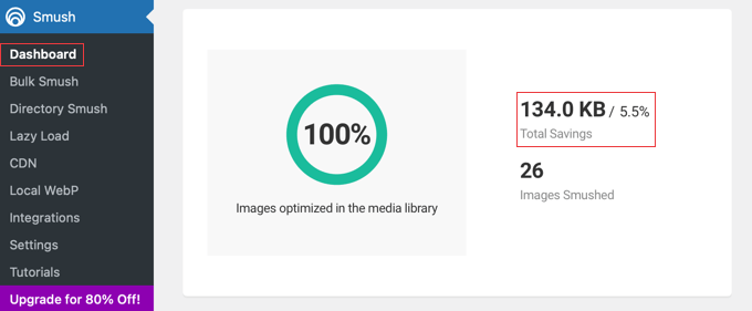 Smush Dashboard Smush Dashboard