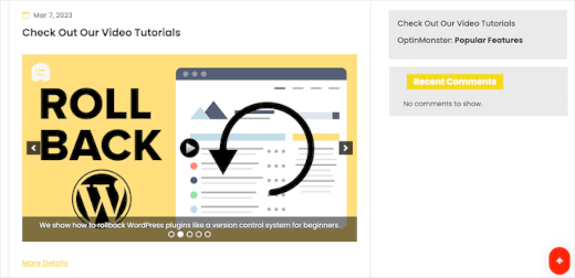 Exemple de curseur Soliloquy Exemple de curseur Soliloquy