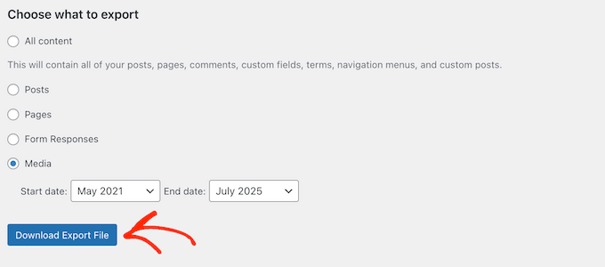 How to download a copy of your pages, posts, media files, and more How to download a copy of your pages, posts, media files, and more
