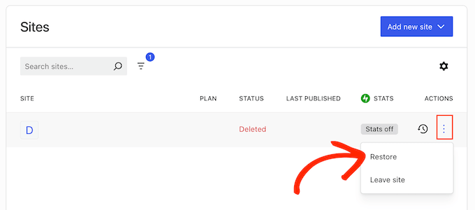 How to restore a deleted WordPress blog or website How to restore a deleted WordPress blog or website