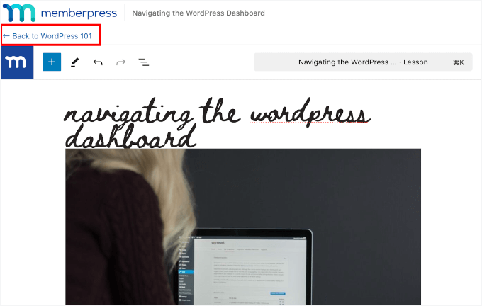 Back to the course editor Back to the course editor