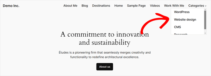 An example of a scroll bar in a block theme menu made with CSS An example of a scrollbar in a block theme menu made with CSS