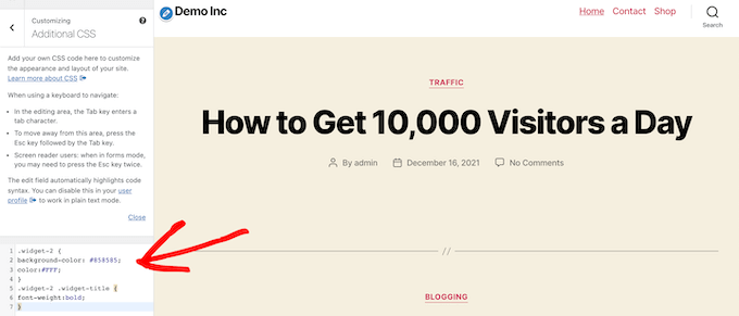 Granska anpassningar av WordPress-teman Granska anpassningar av WordPress-teman