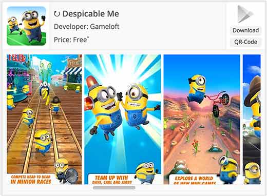 App-märke som visar en app från Play Store App-märke som visar en app från Play Store