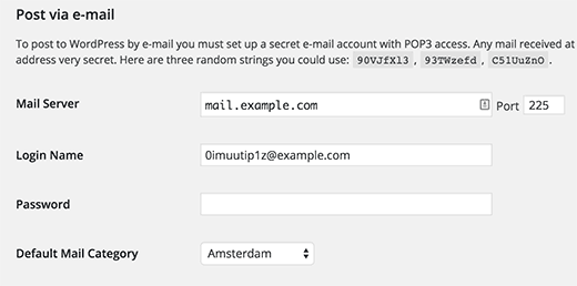 Recurso de postar por e-mail no WordPress Recurso de postar por e-mail no WordPress