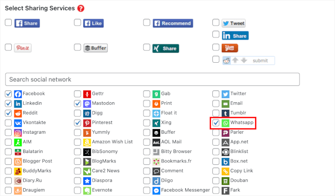 Check WhatsApp share option Check WhatsApp share option