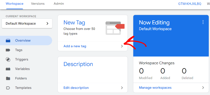 Create a new tag Create a new tag