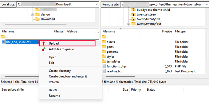 Admin theme CSS file