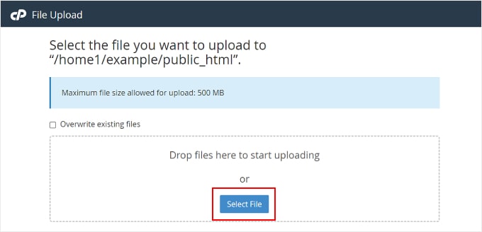 Inserting files into Bluehost's File Manager Inserting files into Bluehost's File Manager