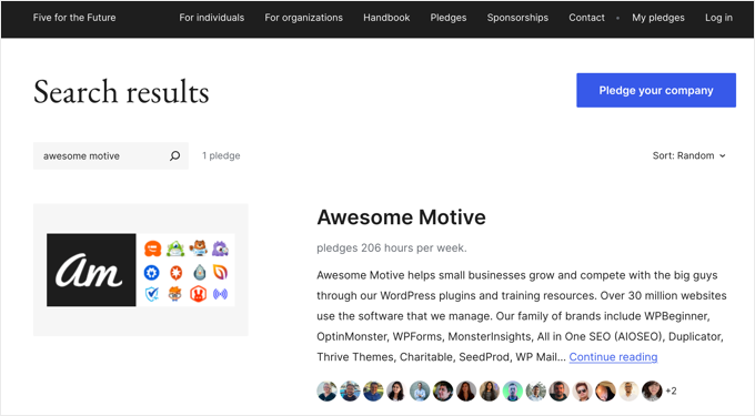 Five for the Future Pledge