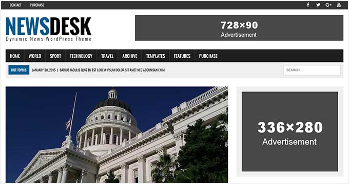 MH Newsdesk theme MH Newsdesk theme