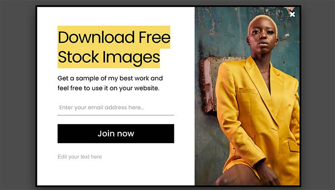 OptinMonster example OptinMonster example