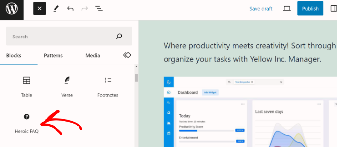 Add Heroic FAQ block Add Heroic FAQ block