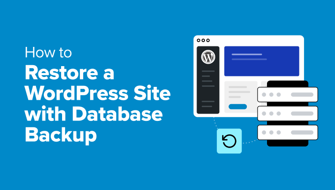 Restore a WordPress site with just database backup Restore a WordPress site with just database backup