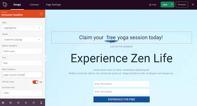 Adding a CSS animation to a headline in WordPress Adding a CSS animation to a headline in WordPress