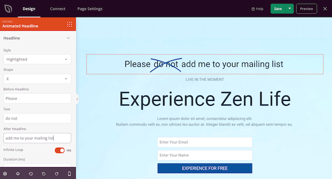 A strikethrough animation created with SeedProd A strikethrough animation created with SeedProd