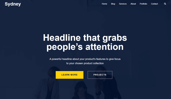 Sydney WordPress theme Sydney WordPress theme