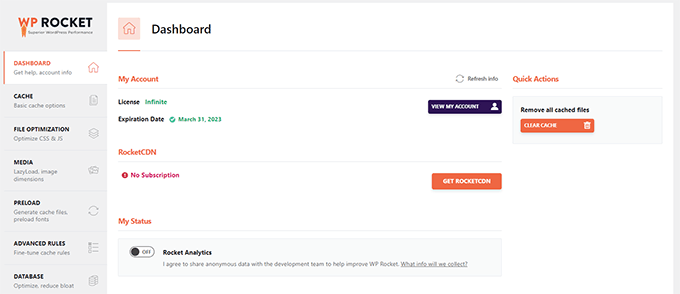 The WP Rocket must-have WordPress plugin