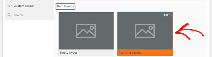 Yeni öğe düzeni oluştur Yeni öğe düzeni oluştur