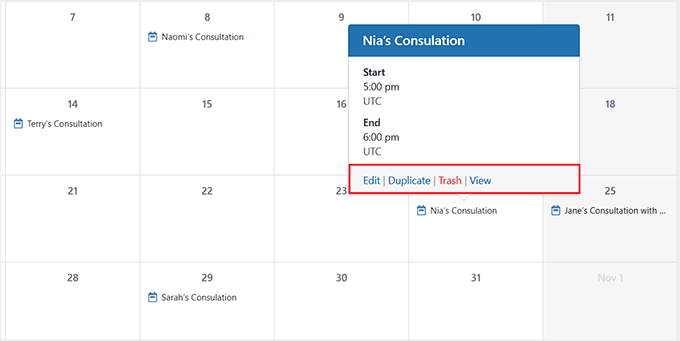 Edit existing events in Sugar Calendar