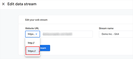 Select https Select https