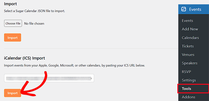 Import Google Calendar to Sugar Calendar in WordPress