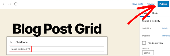 Kısa kodu yapıştırın ve kaydedin Kısa kodu yapıştırın ve kaydedin