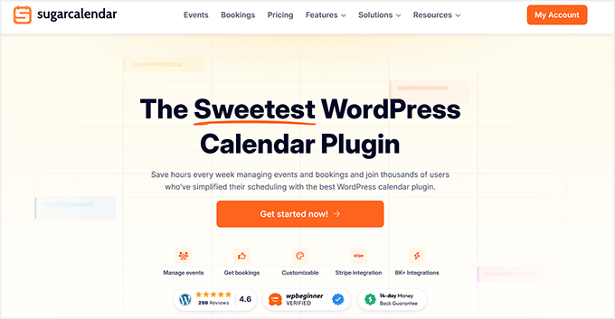 Sugar Calendar Website