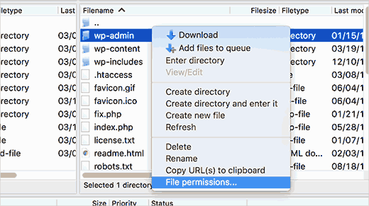 Checking file permissions Checking file permissions