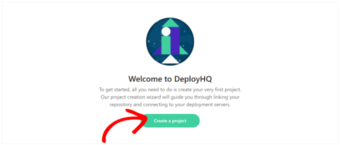 Add new project in Deploy Create a project in deploy