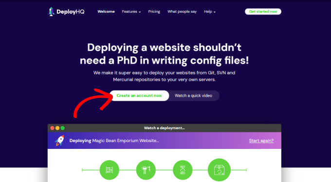 DeployHQ website DeployHQ website