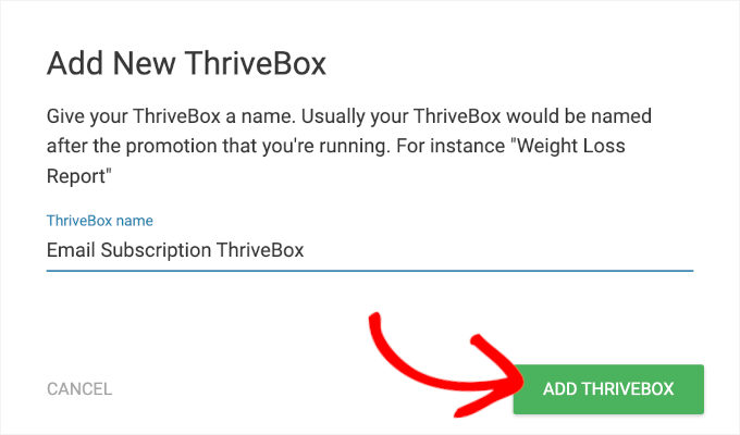 Naming the ThriveBox