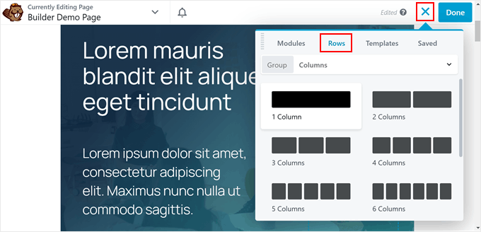 Adding a row to a WordPress layout with Beaver Builder Adding a row to a WordPress layout with Beaver Builder