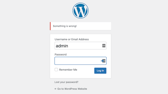 How to disable the login hints in the WordPress login error How to disable the login hints in the WordPress login error