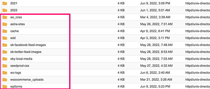 Wtyczki mogą tworzyć własne foldery w katalogu uploads