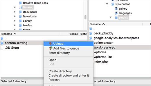 Télécharger les fichiers du plugin sur votre site WordPress