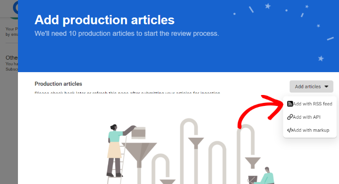 Ajouter avec un flux RSS