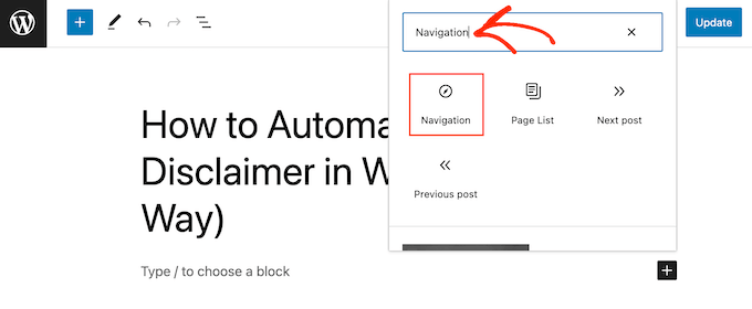 Adding a new block to a WordPress page or post Adding a new block to a WordPress page or post