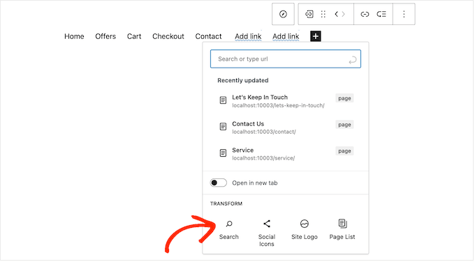 Adding a search bar to a WordPress navigation menu Adding a search bar to a WordPress navigation menu