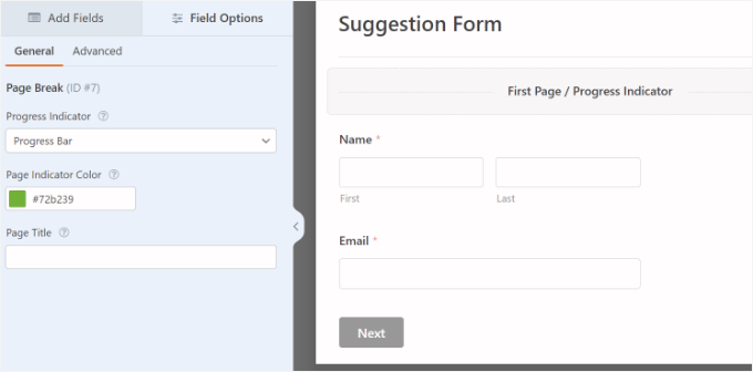 Click on first page marker Click on first page marker